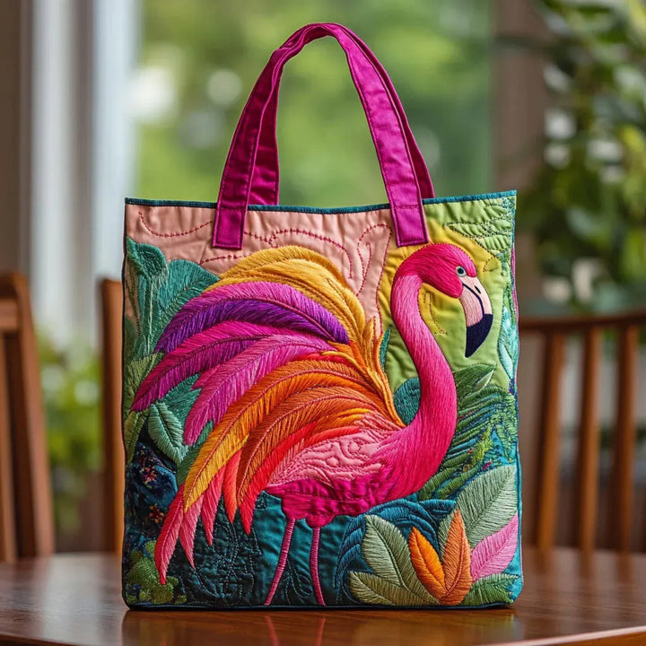 Borsa tote – Fenicottero arcobaleno