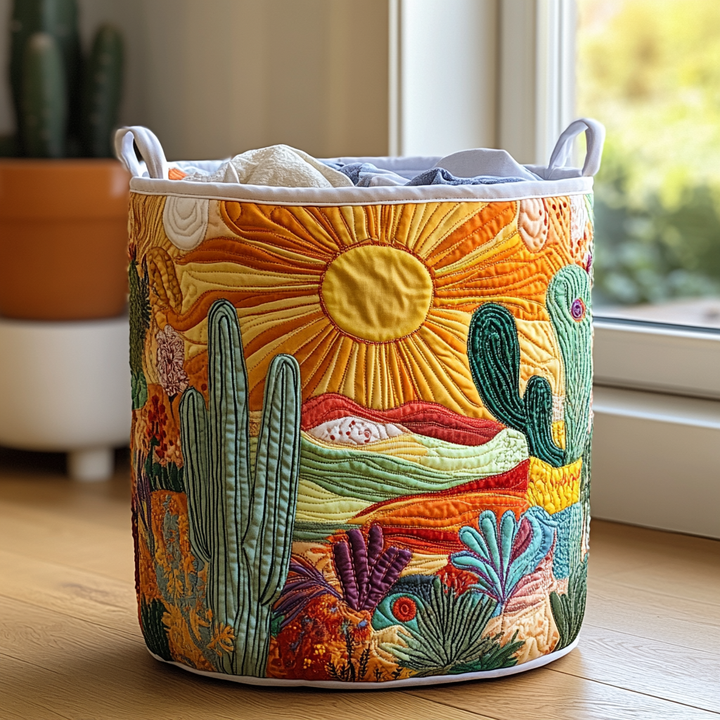Luce del sole | Cesto portabiancheria fatto a mano