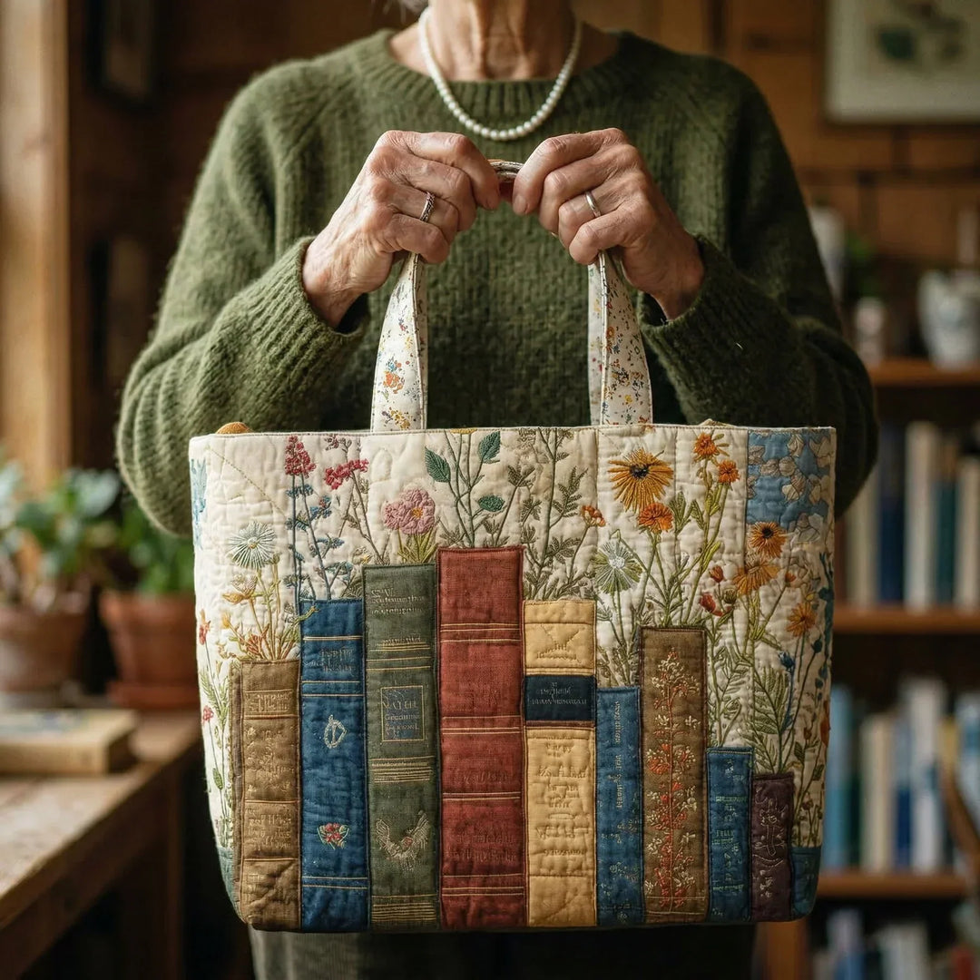 Borsa tote – Libri & Fiori