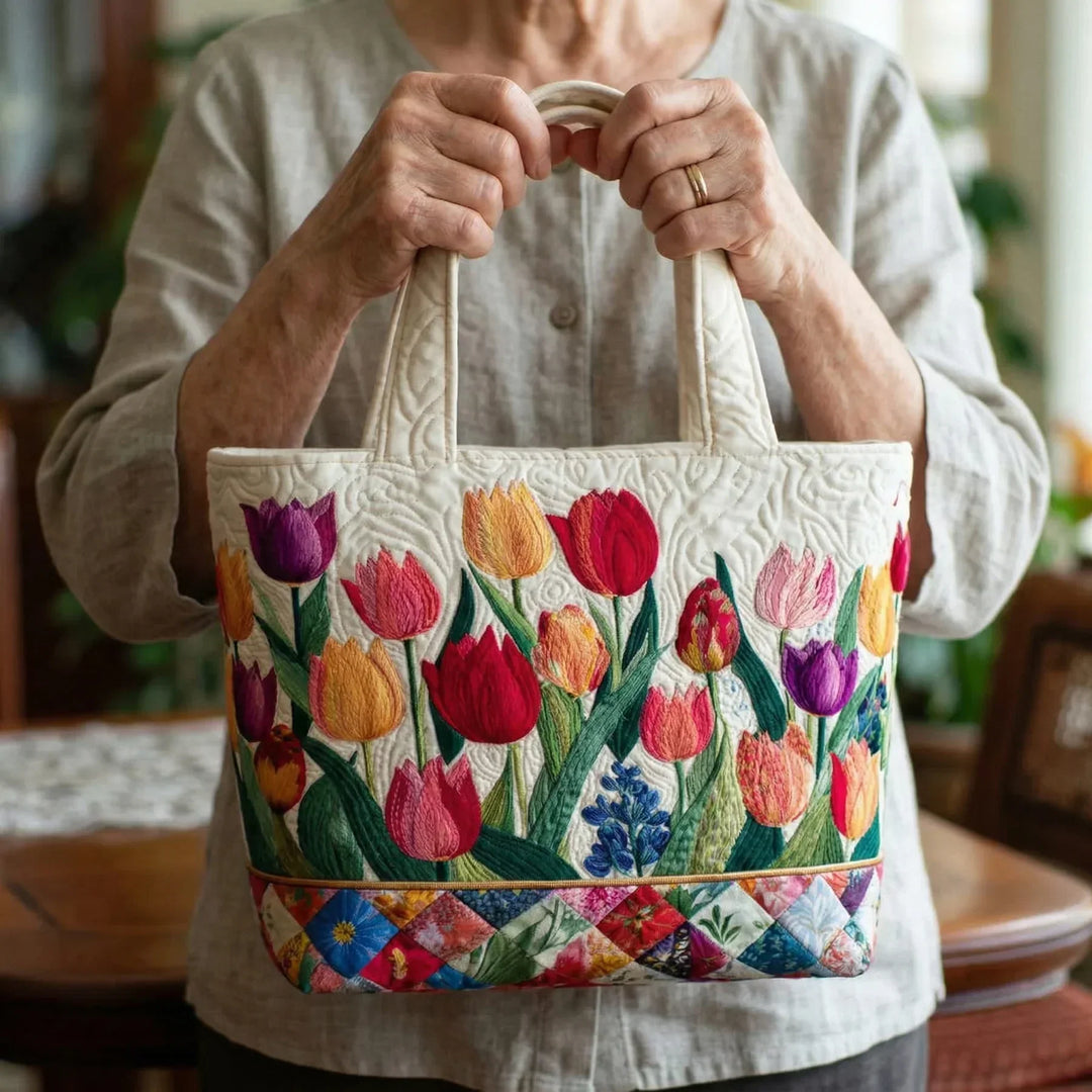 Borsa tote – Tulipani
