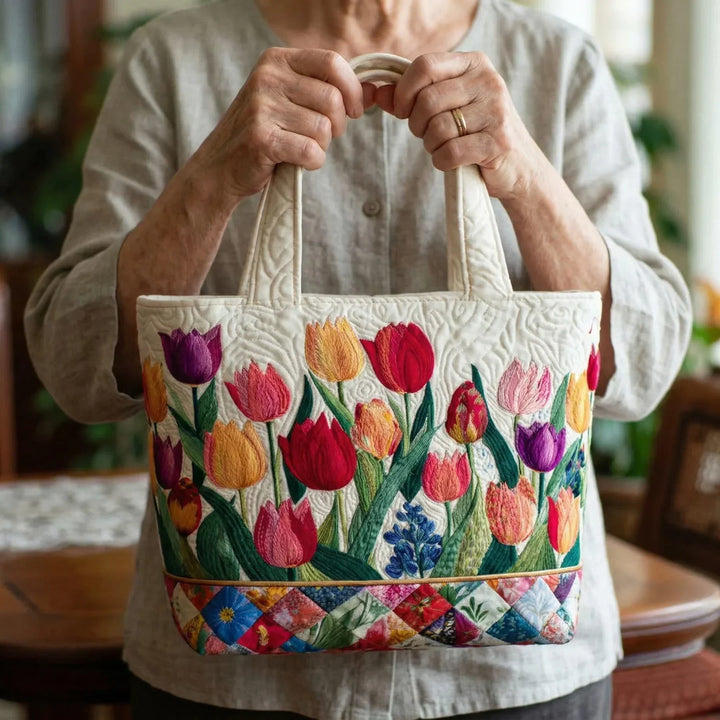 Borsa tote – Tulipani