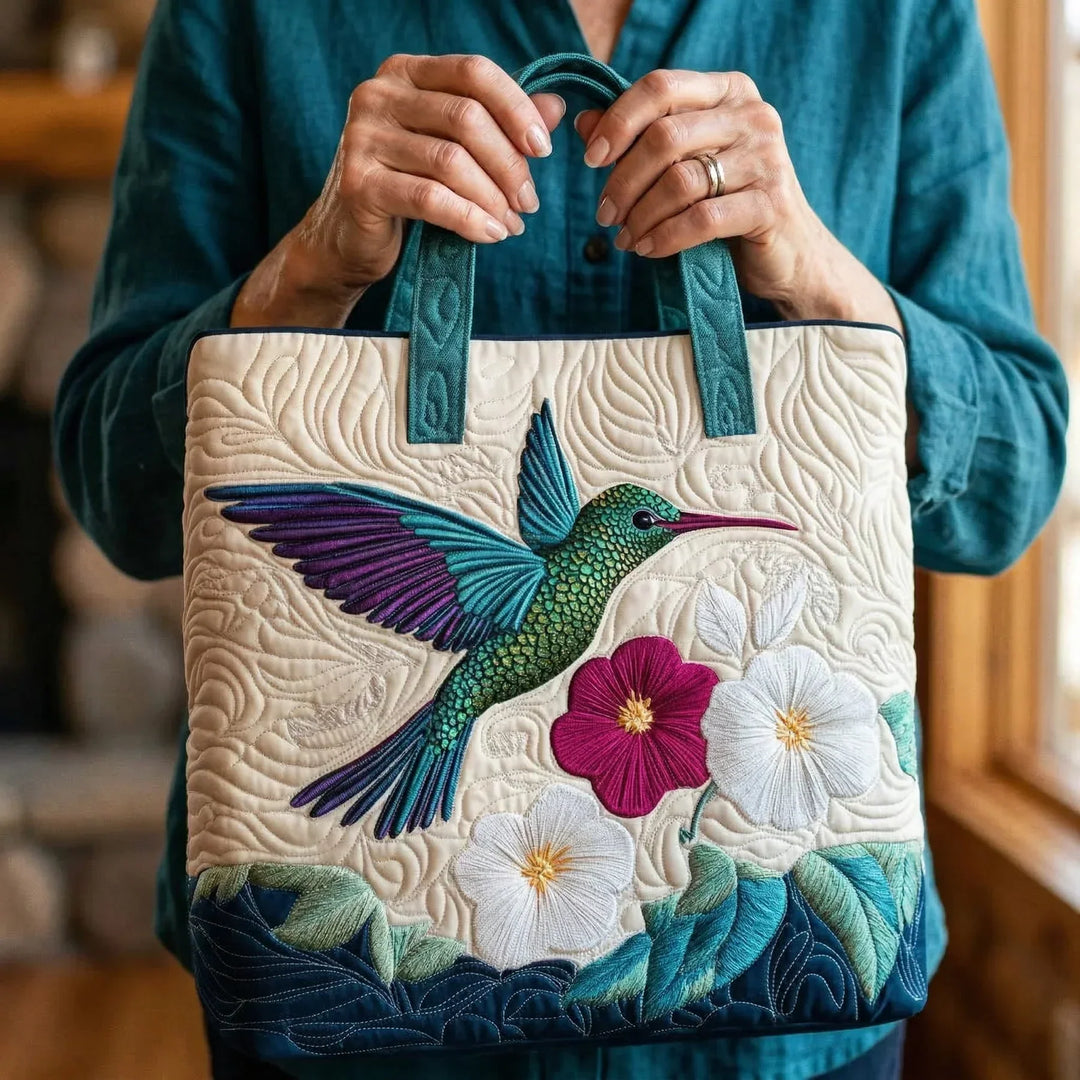Borsa tote – Fiori bianchi