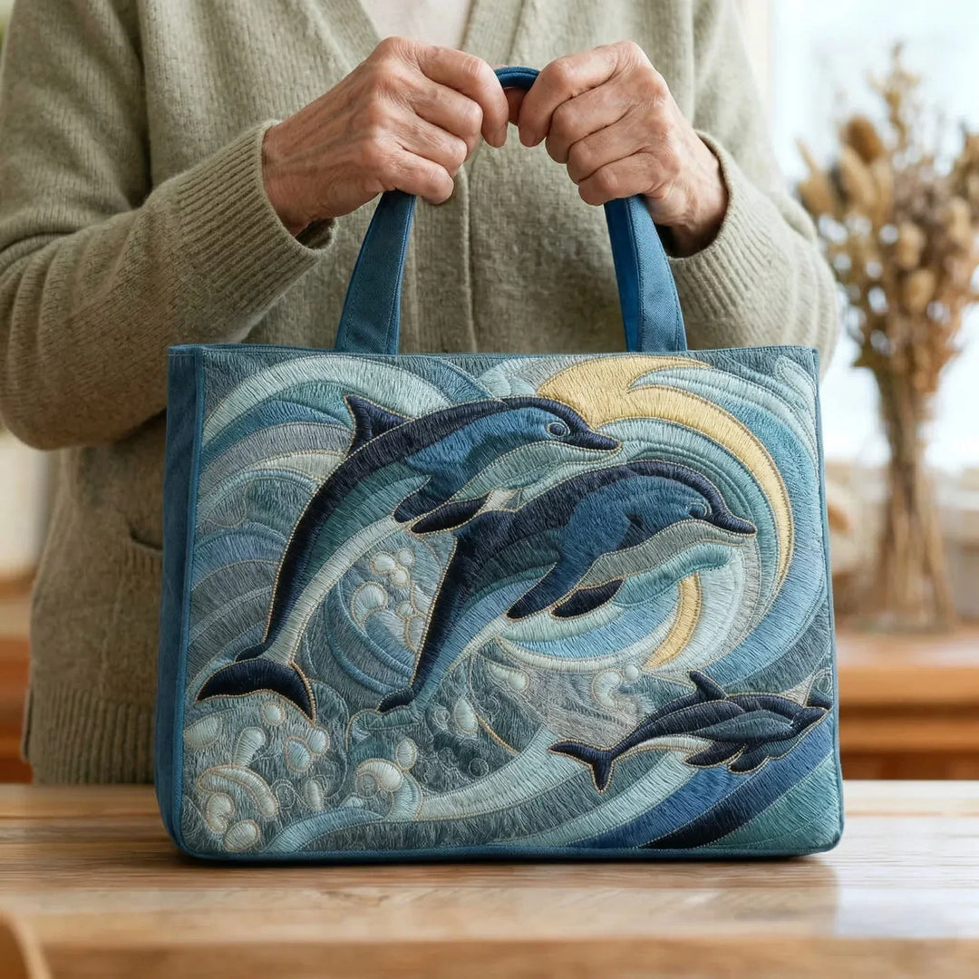 Borsa tote – Delfino & Oceano