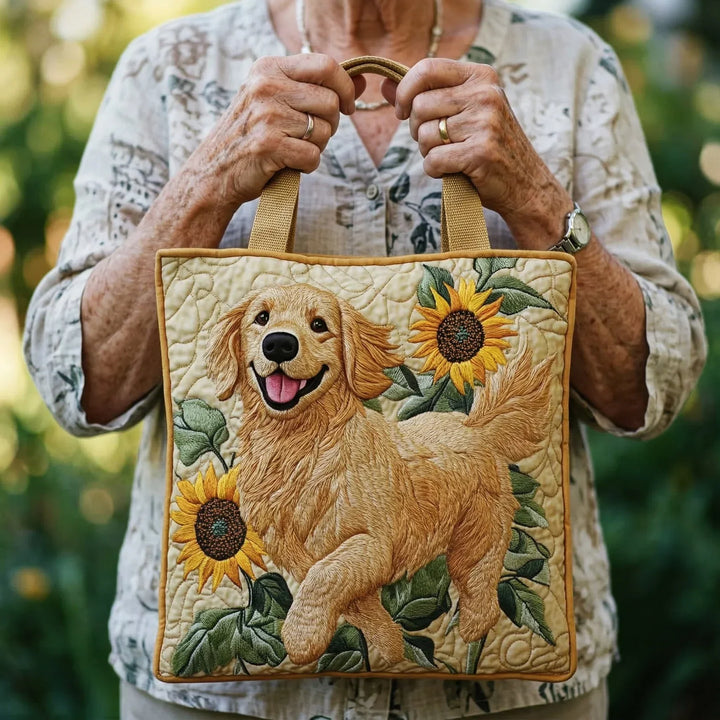 Borsa tote – Velluto dorato